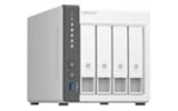 Qnap TS-433 NAS 4 Bay (ARM 4-Core Cortex-A55 2,0GHz, 2,5GbE) 40 TB Bundle mit 4X 10TB Seagate IronWolf