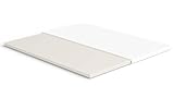 Meisterschlaf Visco Topper 160x200 cm – Weich & Wärmend – Memory Foam RG 50 – Oeko-TEX® Standard 100 – Bezug waschbar 60 °C – Matratzenauflage für Boxspringbett, Sofa & Bett – Made in Germany