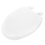 Gatuida Weicher Dicker Schaumstoff Toilettensitz für Standard Wcs Komfortable Polsterung Einfach zu Reinigen Montieren Langlebiger Wc Sitz mit Verbessertem Sitzkomfort für Zuhause und Bad