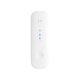 ZTE MF79U Wingle CAT4-4G entsperrtes WLAN-USB-Modem, kostengünstiges Reise-WLAN, 150 Mbit/s, Externe Antennenanschlüsse, Weiß