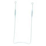 ABOOFAN Kordel für Ohrstöpsel, Kordel aus weichem Silikon, Anti-Verlust, für Ohrstöpsel