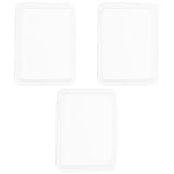 OATIPHO Kunststoff-Tablett für Experimente und Malerei, Größe A5, PP-Material, Lebensmittelqualität, Packung mit 3 Stück, für Bastelarbeiten und Schulaktivitäten