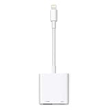 [Apple MFi-zertifiziert] Lightning-auf-HDMI-Adapter für iPhone, digitaler AV-Audio-Dongle, 1080P Synchronisationskabel mit Lightning-Ladeanschluss für iPhone, iPad zu TV/Projektor/Monitor, benötigt