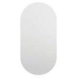 vidaXL Spiegel Garderobenspiegel Flurspiegel Wandspiegel Frisierspiegel Hängespiegel Dekospiegel Schlafzimmer Wohnzimmer Ankleidezimmer 60x30cm Glas