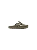 Birkenstock Unisex-Sandalen Boston Eva, geschlossener Zehenbereich, Ton-in-Ton-Schnalle, komplett aus Eva, Farbe Khaki, Khaki, 36 EU