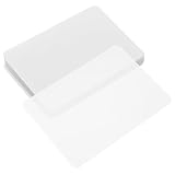 Mipcase 100 Blatt Thermolaminierfolie Pvc Transparent 95x66mm Laminierfolien Fotolaminierfolien Klar für Foto und Dokumentenschutz