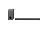 LG DS80QY 3.1.3 Soundbar (480W) mit kabellosem Subwoofer & MERIDIAN-Technologie (Dolby Atmos, HDMI, Bluetooth), Dark Steel Silver