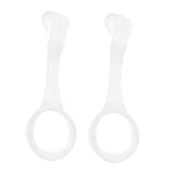 MILISTEN 2 Stück Kinderbetttragetuch Hängender Ring -zugringe Kindergarten-ring -sicherheitsständerring Babyzubehör Gehhilfen Für Babys Laufstallteile -stehringe Pp Weiß