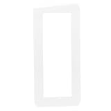 SHINEOFI 3-Fach Transparente Acryl Steckdosen Wandplatte Selbstklebender Lichtschalterschutz Langlebige Schutzabdeckung für Küche und Bad