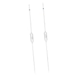 BESTYASH 2 Stück Teiliges Dickwandiges Pipetten Hitzebeständig Transparente Big Belly Messpipetten für Präzise Flüssigkeitsdosierung in Labor und Chemie Langlebig und Klar