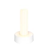 Ideen mit Herz | LED-Säule | Stimmungslicht | LED-Licht für Laternen | 13 cm hoch | batteriebetrieben | mit Timer (Warmweiß)