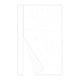 Fliegengitter Tür Magnet, Insektenschutz Fliegenvorhang, Vorhang tür Terrassentür, Katzenkrallen Sicher, für Terrassentür Kellertür, 75x240cm, Weiß