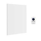 Hocosyme Infrarotheizung mit Thermostat 300 Watt, Infrarotheizung Wandmontage bis 120 Grad Celsius für 3-8㎡ - 1-3 Min auf Betriebstemperatur - TÜV- mit Fernbedienung BNF-WK-300W