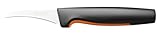 Fiskars Schälmesser, Functional Form, Gebogene Klinge, Gesamtlänge: 19 cm, Japanischer Edelstahl/Kunststoff, 1057545