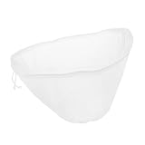 BAZEITFLOW Feinmaschiger Filterbeutel Wiederverwendbarer Siebbeutel für Küche Vielseitiger Strain Bag zum Filtern von Gemüse Nüssen Kaffee und Tofu Leicht Waschbar Mittelgroß Lang