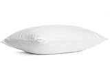 PDA Faser Klassisches Kopfkissen, 100 % Baumwolle, 100 % Polyester, 800 g, Weiß, 50 x 80 cm