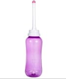 Bidetlity Po Dusche Portable Bidet - Popodusche 500Ml Vaginaldusche Mit 2 Düsen Podusche Mit Taste Peri Bottle Po-Dusche Intim Dusche Toilette violet