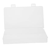 UTHCLO Banknoten Aufbewahrungsbox aus Robustem PP Material Mittlere Vielseitiger Banknoten Münzbehälter mit Übersichtlichen Fächern für Sammler und Haushaltsbuch Geldfächer Transparenter