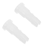 NIYANGLE 1 Paar Aufzugszubehör Lampenpapiernadel Kinnhalter-Papiernadel Papierstifte Optometrie Zubehör optische Kinnpapiernadel Befestigungswerkzeuge Plastik Weiß