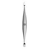 ZWILLING Nagelhautschieber (Nagelreiniger, Doppelinstrument, für Natürliche und Künstliche Nägel Geeignet), Premium, Silber, 125 mm