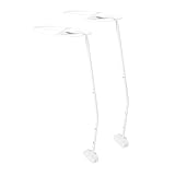 BESTonZON 2 Sätze Babybett Moskitonetz Stangen Metallrahmen Baldachin Halterung Schnellmontage Abnehmbar Vielseitig Passend Zubehör Krippe Sicherer Schlaf