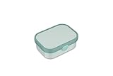 Mepal - Brotdose Kinder Campus - Bento Box - Brotdose Kinder mit Fächern & Gabel - Meal Prep Box mit Clip-Verschluss - BPA-frei & Spülmaschinenfest - 750 ml - Cool mint