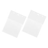 SHINEOFI 2 Stück Transparenter Wandhalter Aktenbox Kunststoff Platzsparender Dokumentenhalter mit Einfacher Wandmontage Robuster Organizer für Büro und Zuhause Leicht zu Reinigen und