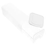 Angoily Brotkasten Weiß mit Luftdichte Brotdose aus Vielseitiger Aufbewahrungsbehälter für Brot Gebäck und Snacks Praktischer Küchenorganizer für Frische und Ordnung