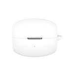 Schutzhülle für OPPO Enco Clip Kopfhörer Hülle mit Karabiner Silikon Cover Ladeschutz Slee Skin Case J5G4 Staubdicht Weiß