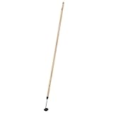 D&O Schuffel (rund) aus geschmiedetem Borstahl mit Holzstiel (140 cm, Esche) - Gesamtlänge 157 cm - Perfekt zum Unkraut jäten, Auflockern und Lüften von Böden, Garden disc