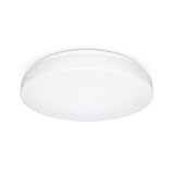 Steinel LED Deckenleuchte RS 20 S - 9,4 W Wandlampe, 942 lm, 360° Bewegungsmelder, Softlichtstart, Nachtlicht, Dauerlicht, Weiß, Warmweiß