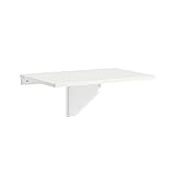 SoBuy FWT03-W Wandklapptisch Küchentisch Kindermöbel Laptoptisch Esstisch Schreibtisch weiß