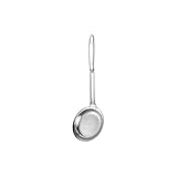 Poo4kark Outdoor Feinmaschiges Sieb Edelstahl, Siebfilter, Edelstahl-Upgrade-Fettlöffel mit langem zum Kochen, Braten, Fettfiltern (Silver2, 32.5x11.2cm)