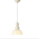 SXYSXYSXY Modern Glas Hängelampe Nordic Minimalismus Schlafzimmer Nachttisch Pendelleuchte Kreatives Design Esszimmerlampe E27 Wohnzimmer Loft Küche Korridor 20 * 22cm Golden