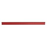 DONAU Universal Klemmschienen / 10 Stück/Klemmschiene DIN A4/ 4mm für circa 40 Blatt/Klemmleiste für Sichtschutzstreifen/Befestigungs-clips/PVC Kunststoff/Rot