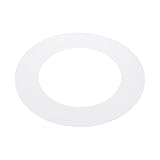 PATIKIL 4.3' ID 6.7' OD Plastik Blendring Deckeneinbauleuchten Goof Ringe Mattes Rundes Lichtabdeckung Leuchten Für Deckenwand Einbauleuchten Downlights Transparent Mattweiß