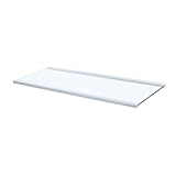 CLISPEED Tempered Glasregal Transparentes Ablagefach für Kühlschrank Schrank und Bücherregal Vielseitig Einsetzbar für Ihr Zuhause