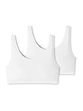 Uncover by Schiesser Damen 2pack Bustier Unterwäsche, Weiss, M