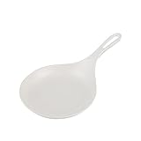 DHliIQQ Koreanische Handschale Mode Weiß mit Griff Große Snack Gebratene Dessert Obst Tablett Kuchen U1S2 Huhn Pommes Löffel Platte