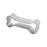 ABOOFAN knochenförmiger Keksschneider silikonformen airfryer kuchen teller Tortenbodenform kuchen platte cookie jar keksdosen Ausstechform Keksausstecher aus Metall Kuchenschneider Silver