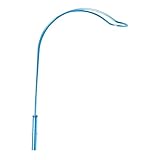 FRCOLOR Aluminium Pool Rettungshaken Schwimmbad Sicherheits Haken Lebensrettender Rettungshaken Kompaktes Praktisches Rettungsgerät für Schwimmbecken Geeignet für Teleskopstangen Blau