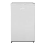 TELEFUNKEN Kühlschrank mit Gefrierfach (nur für Eiswürfel) | Freistehend | 89 Liter Nutzinhalt | Kühlschrank klein mit Gemüsefach | LED-Beleuchtung | Türanschlag wechselbar | CF-33-101-W2 weiß