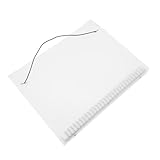 DIYEAH 3 Stück Notizbuch Umschlag Halbtransparentes PP Material Frosted Binder Cover Schutzhülle für Ringbuch Büro Schule Organizer