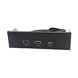 USB3.2 Frontpanel USB Adapter Für 5.25 Zoll Bucht Mit Doppelter USB3.2 Port Und Typ C Für Die Schnelle Datenübertragung