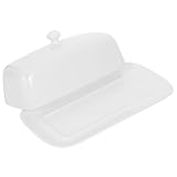 Alipis Keramische Butterdose Mit Deckel Rustikale Butteraufbewahrung Im Vintage Tablett Für Butter Zufällige Farbe Für Bauernhaus