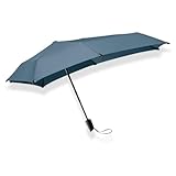 Senz ° Mini Automatic Folding Storm Regenschirm, elementar, blau, Elemental Blue
