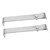 HONITANO 2 Stück Teiliges Set Förmiger Erdungs Klemmen aus Dachmontagehalter für Blitzableiter Witterungsbeständig Präzise Ausrichtung Einfache Installation Geeignet für Industrie und