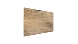 ALLboards Metallische Magnettafel HOLZ BAUMSTAMM BAUMKERN 60x40cm MetalBoards Memoboard für jede Art von Magneten Magnetpinnwand + 4 Marker, 10 Magnete und Schwamm