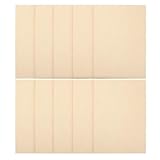 Cabilock 10 Stück Vintage Pergamentpapier Dickes Langlebiges Briefpapier mit Antikem Design für Basteln Ritualbedarf Grußkarten und Scrapbooking Braun Kunstvolles Festeres Schreibpapier