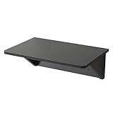 WHYATT Wandtisch Klappbar, Klappschreibtisch, Herunterklappbarer Wandtisch Mit Halterungen für Schlafzimmer, Wohnzimmer, Badezimmer, Küche, Wandregal (Color : Gray, Size : L)